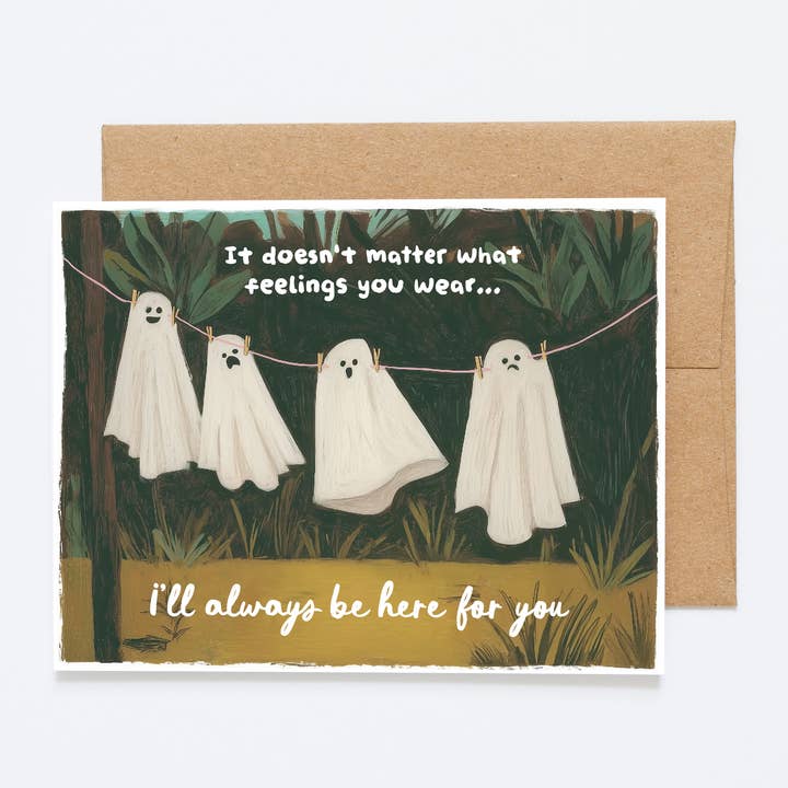 Geister-Gute-Besserung-Karte | Für Dich Da für den Großhandel von Silly Goose Greeting Co.