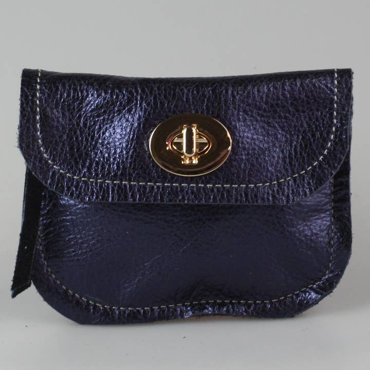 Zina Kao Exclusives - Vendita all'ingrosso Portafogli - Donna - I portafogli in pelle metallizzata Turnlock: 3 taglie!5