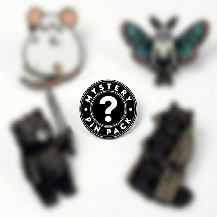 Mystery Pin Pack for wholesale by Strike Gently