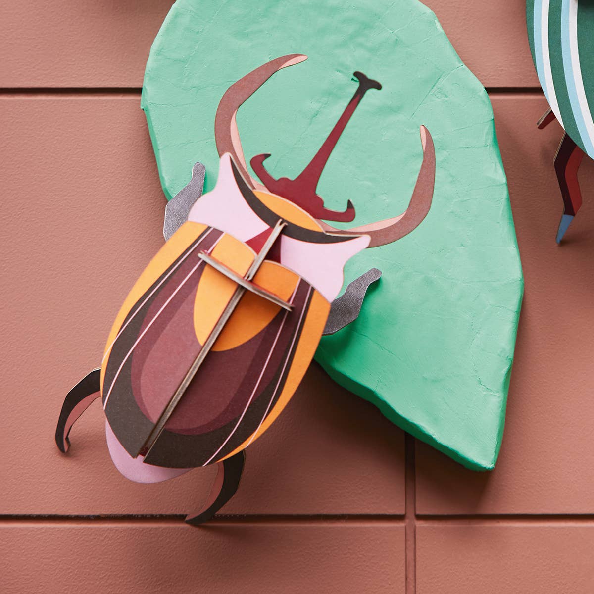 Until Pty Ltd - Wholesale Wall Accent - Studio Roof Wall Art Beetles (B7) Elephant Beetle4