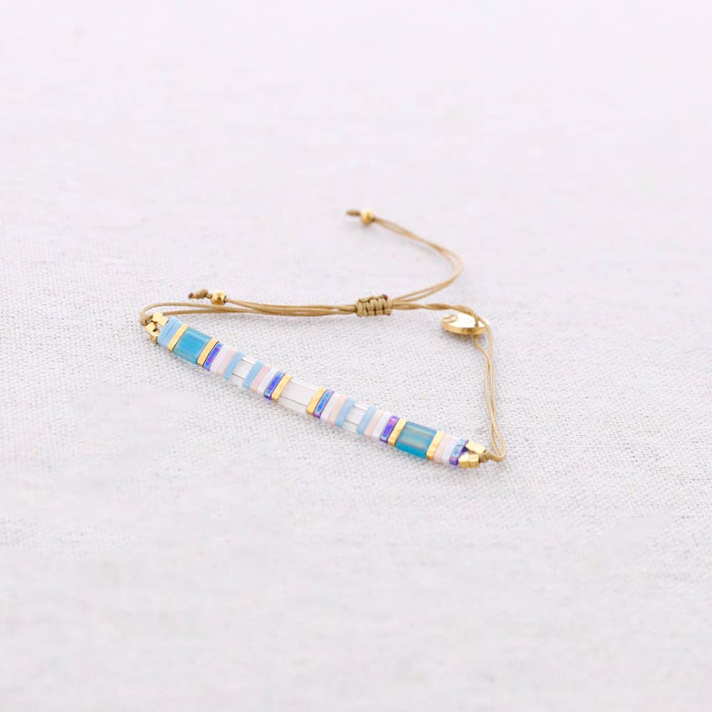 Sonata - Wholesale Snap Jewelry - Miyuki Beads Macrame Bracelet12