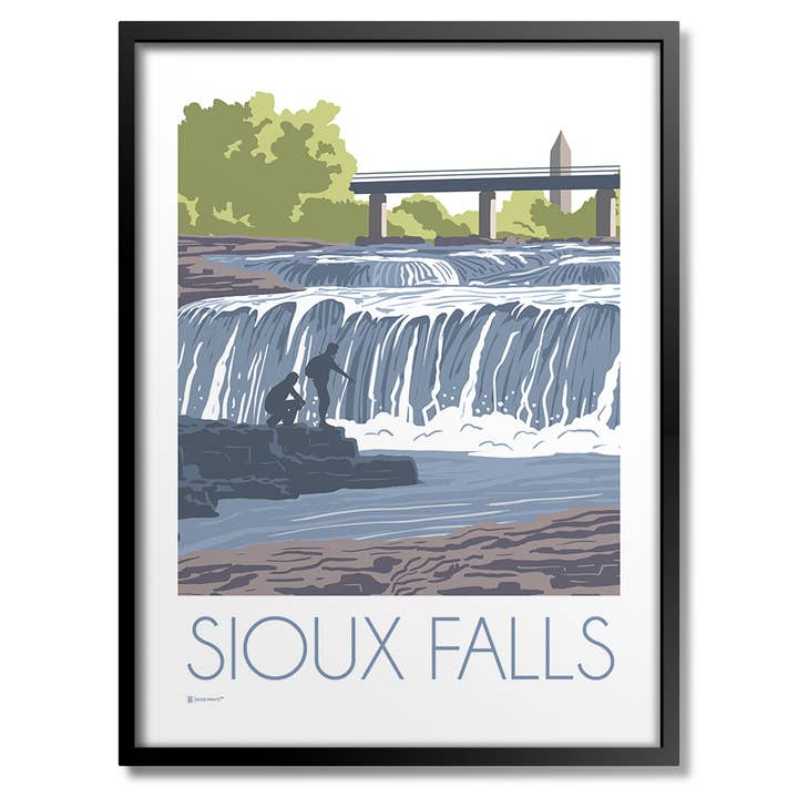 Sioux Falls Park Print for wholesale by Bozz Prints