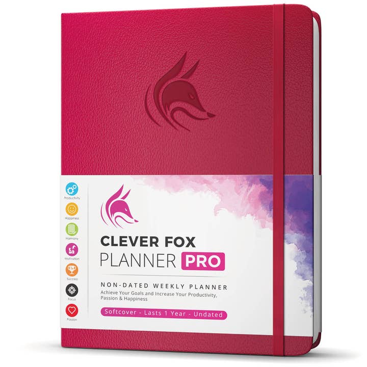 PRO Weekly - The Life Planner to Achieve your Goals for wholesale by Clever Fox Planners
