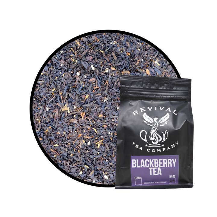 Blackberry Tea for wholesale by Revival Tea Company