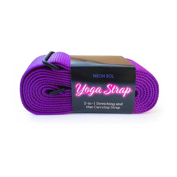 2-in-1 Yoga Strap | ultraviolet purple for wholesale by NEON SOL