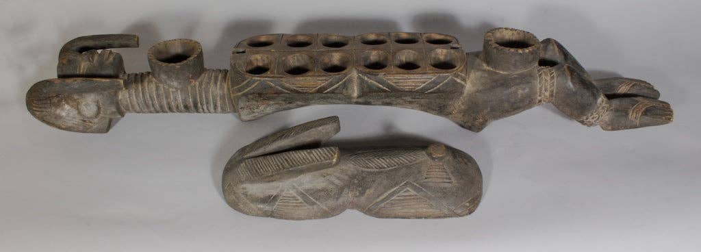 The Niger Bend - Venta al por mayor Escultura - Wari mujer reclinada juego3