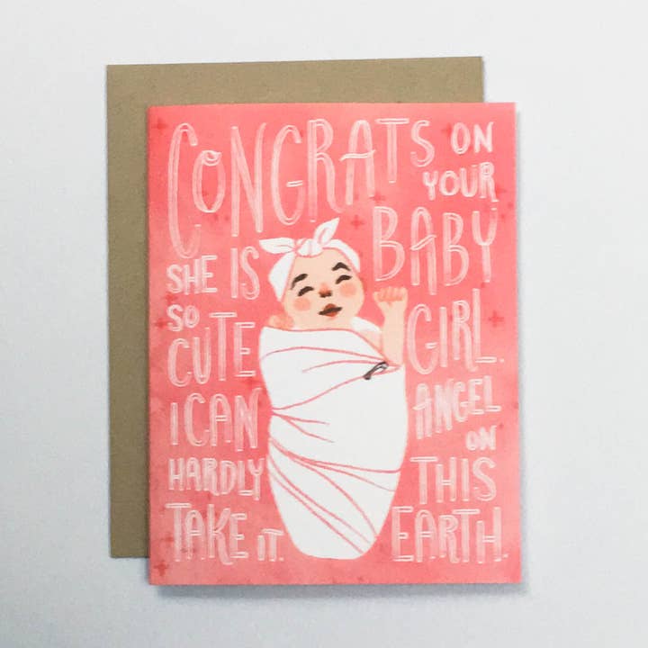 Congrats On Your Baby Card for wholesale by Wild Optimist