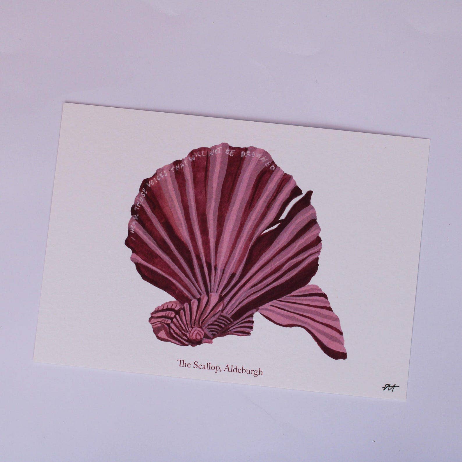 Emma Holmes Art - Wholesale Art Print - The Scallop, Aldeburgh – A5 Art Print3