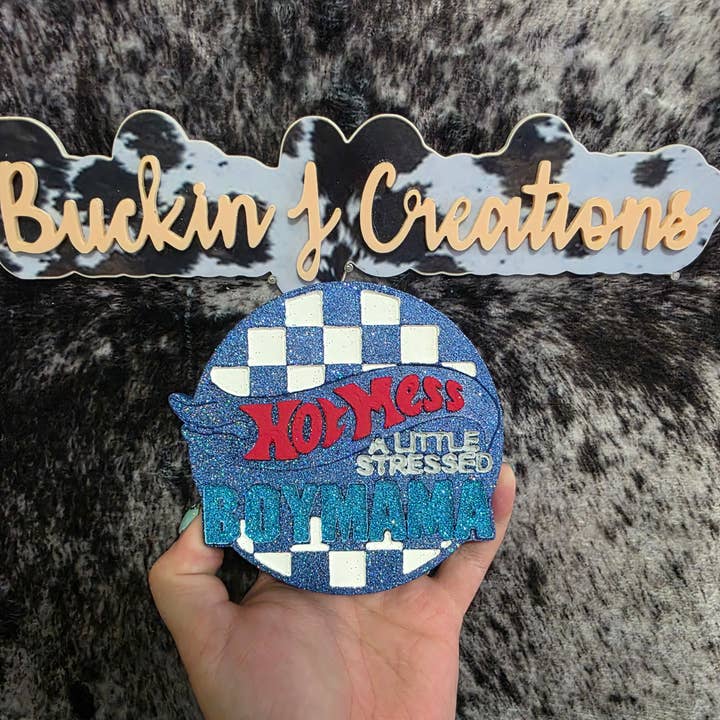 Buckin J Creations - Venta al por mayor Ambientador de coche - Mujer - Ambientador de coche para mamá de chicos desastrosos0