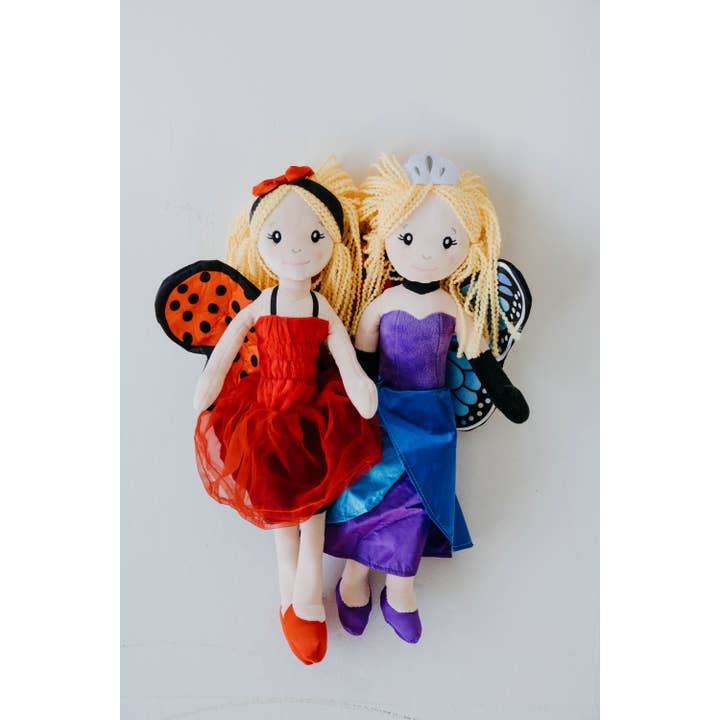 The Petting Zoo - Wholesale Doll - Kids - 17" (42cm) Lady Bug Butterfly Doll