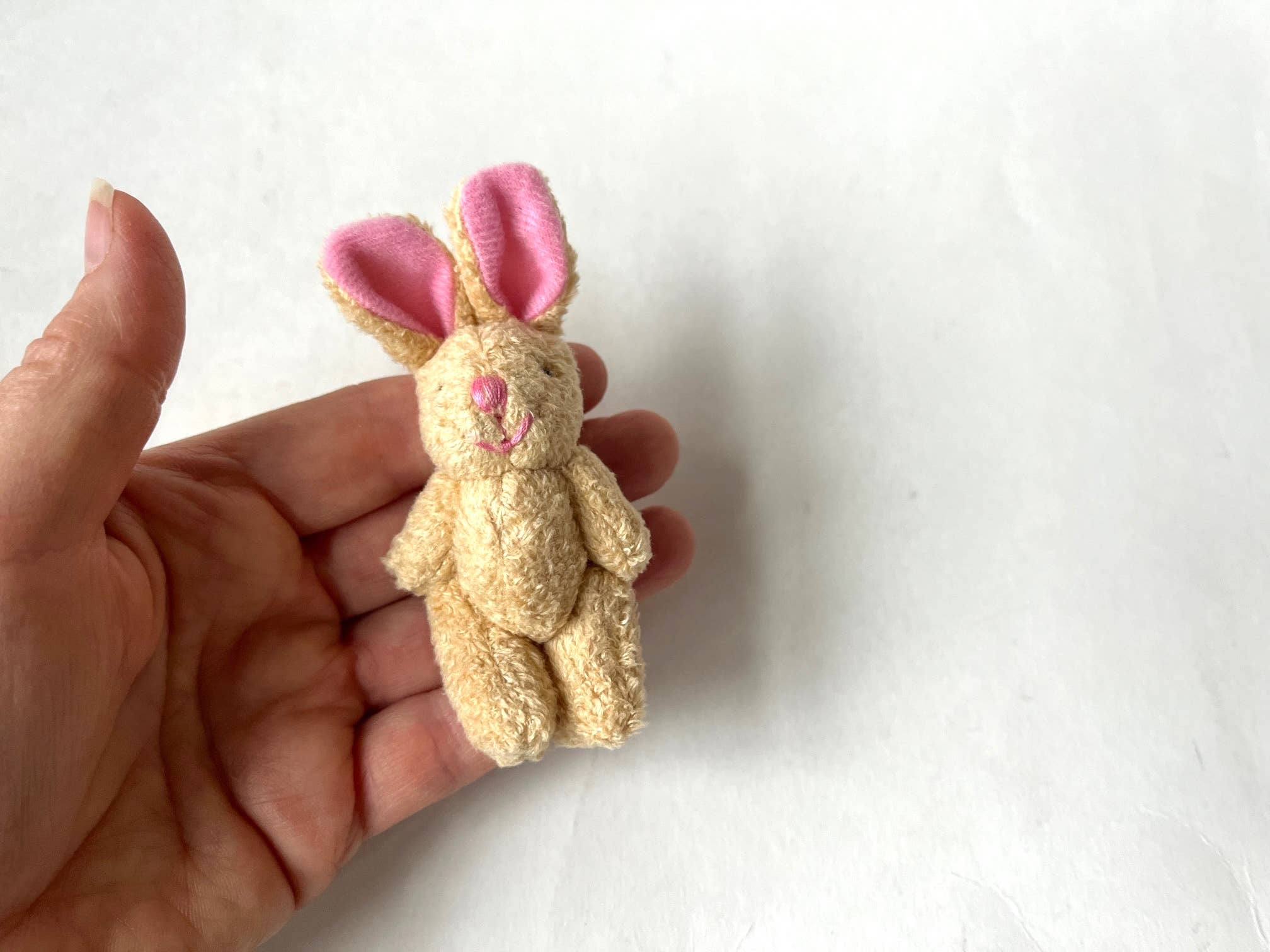 The Gifted Rat - Wholesale Stuffed/Plush Toy - Kids & Baby - Mini Beige Soft Plush Bunny 0