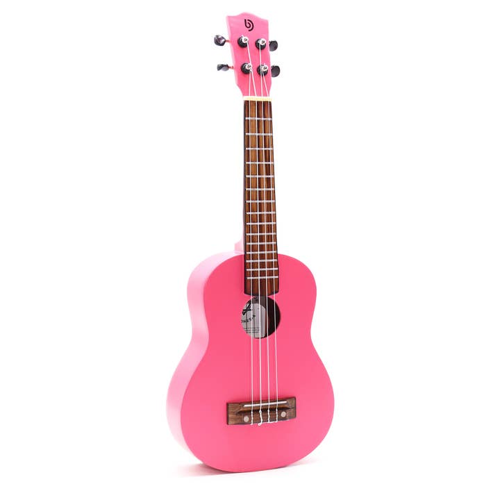 Handmade Ukulele - Glossy Pink Finish (4 Strings) for wholesale by AW Artisan