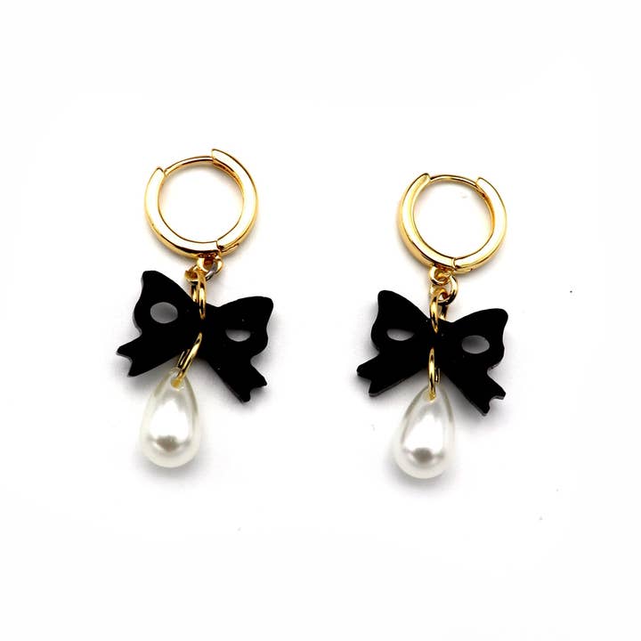 Bow Pearl Drops - Ink for wholesale by dconstruct