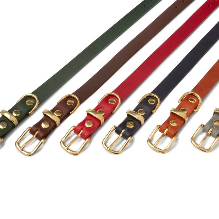 Molly and Stitch - Wholesale Pet Collar - Dog - Butter Leather Dog Collar - Sahara Cognac8