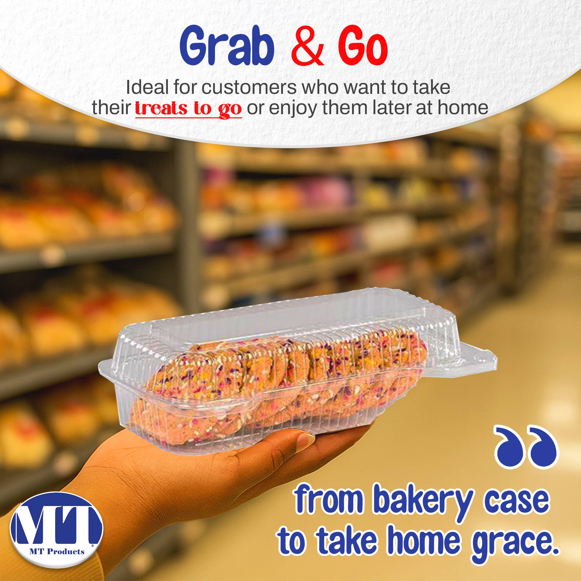 MT Products - Wholesale Food Storage Container - MT Products Plastic Cookie Container - Pack of 204