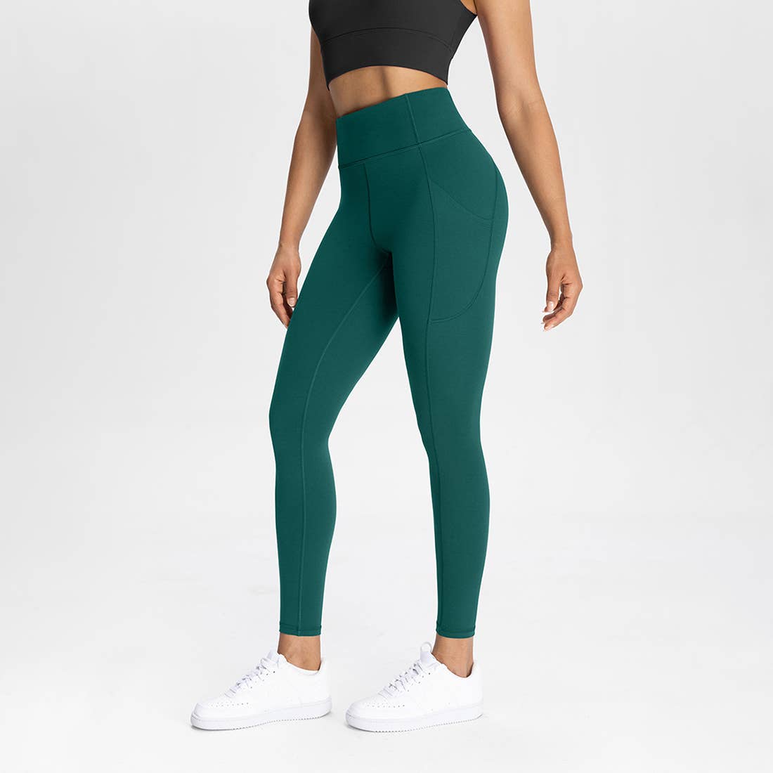 Sodalemon - Wholesale Athletic/Lounge Leggings - Women's - Women Pocket High-Waisted Naked Feel Quick-Dry Yoga Leggings8