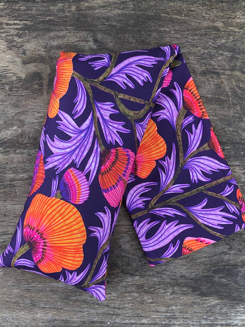 The Organic Sweetie - Wholesale Heating pad - Purple Poppie- Heat Pack Large