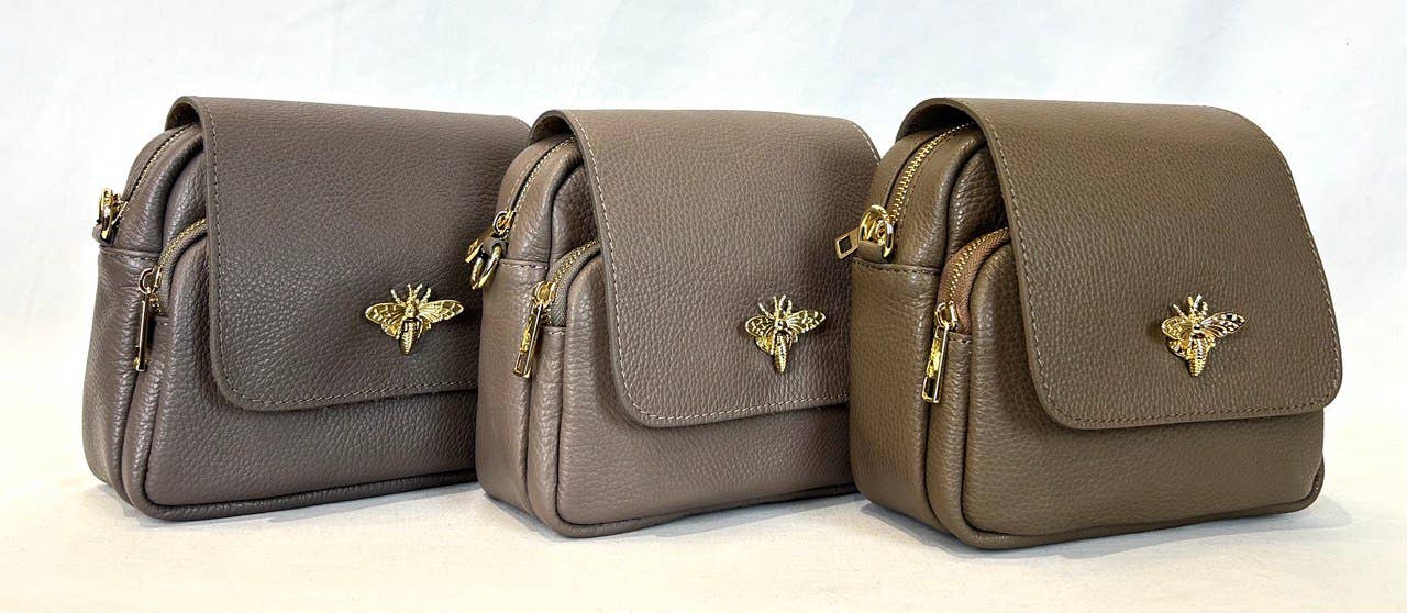 JIJOU CAPRI - Wholesale Crossbody Bag - Women's - Italian Leather Bumble Bee Crossbody Bag JIJOU CAPRI9