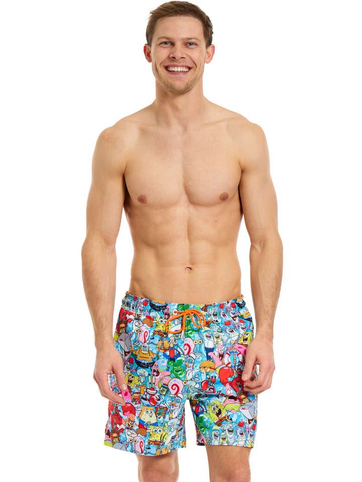SpongeBob™ Frenzy Swim Short for wholesale by Oppo Merchandise Group B.V.