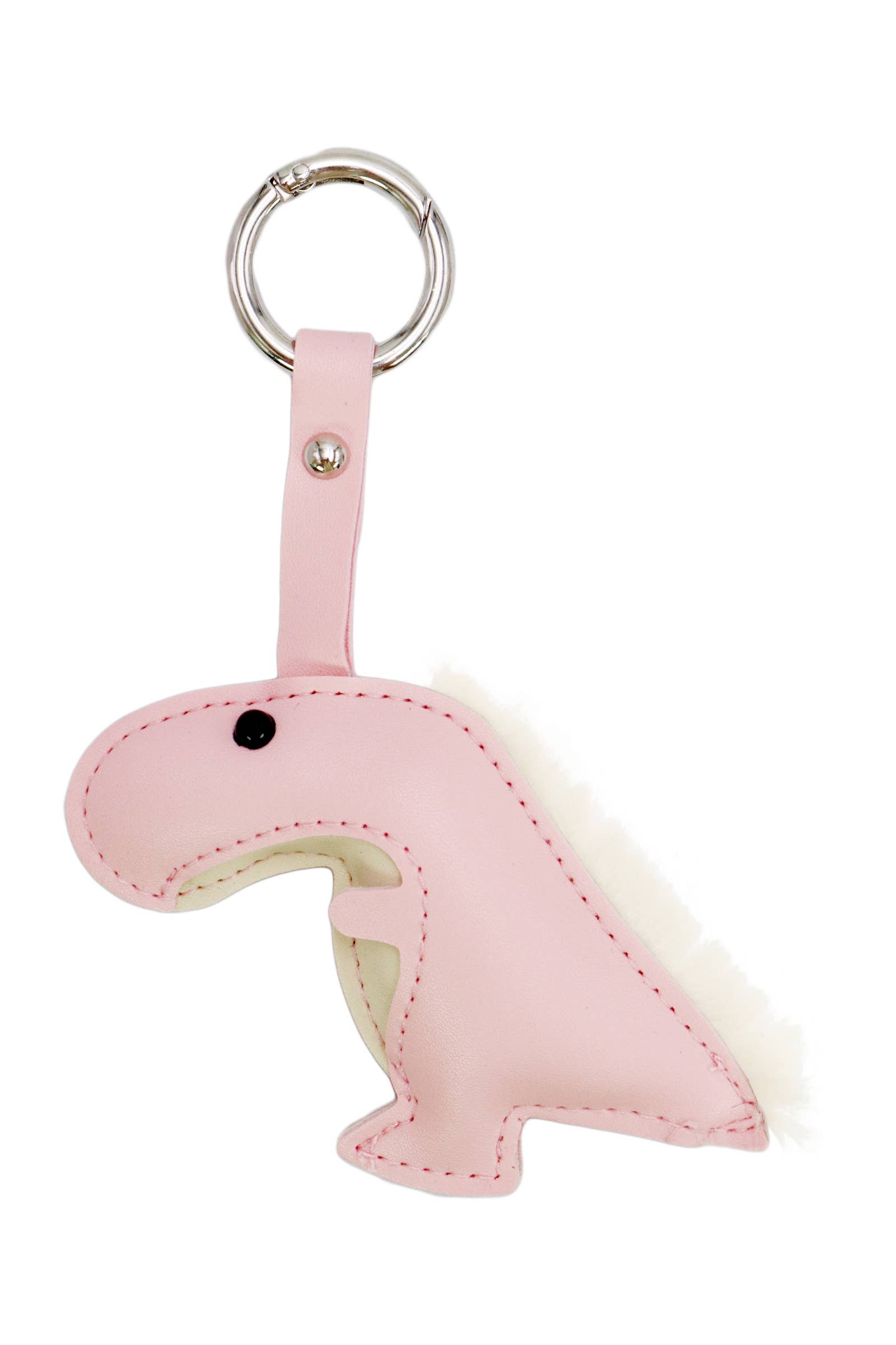 Cap Zone – wholesale Nyckelring - Unisex – Dinosaur Veganläder Metallnyckelring - 12 st4