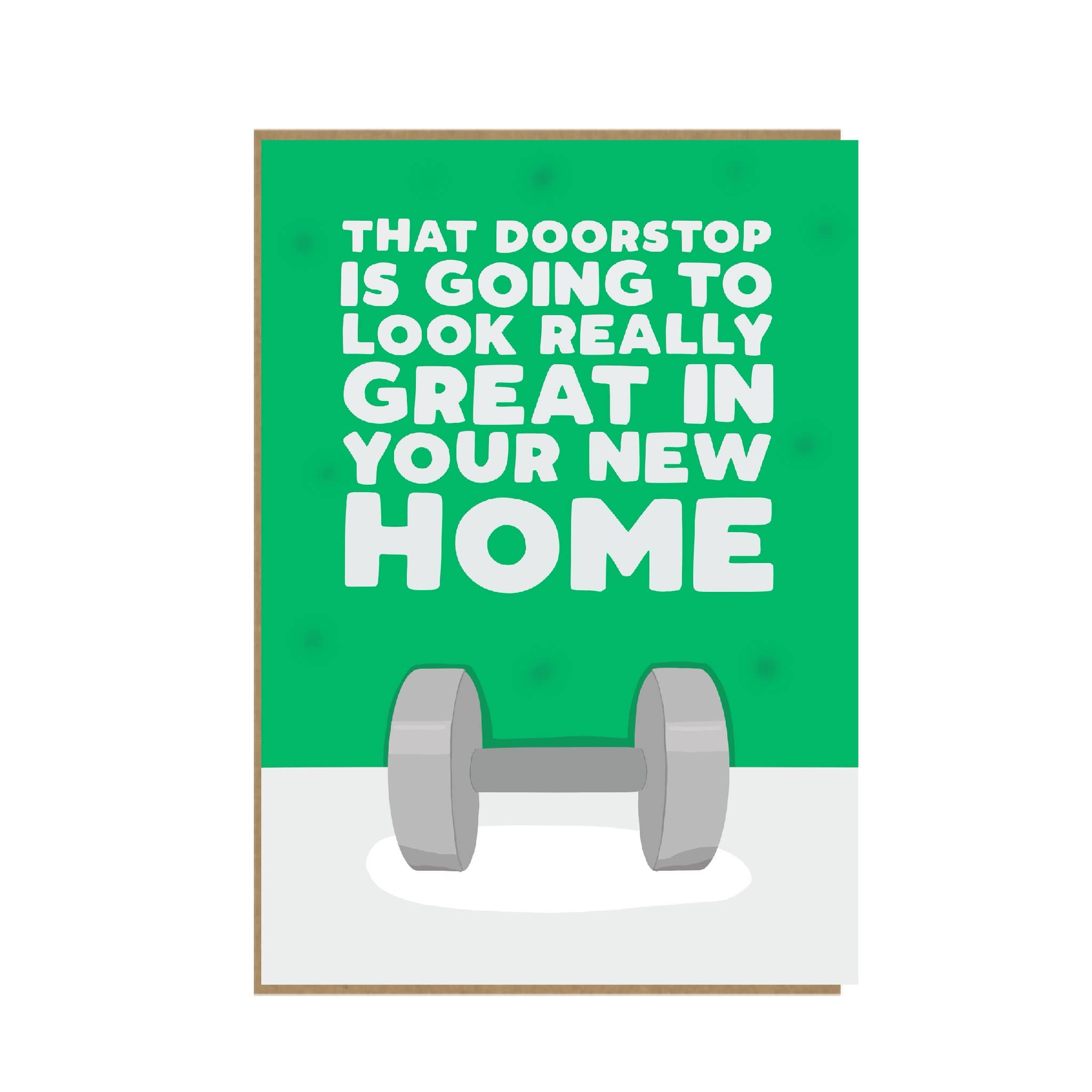 Pickled Prints - Wholesale Congratulations Card - Doorstop - Funny New Home Card - 5x7"