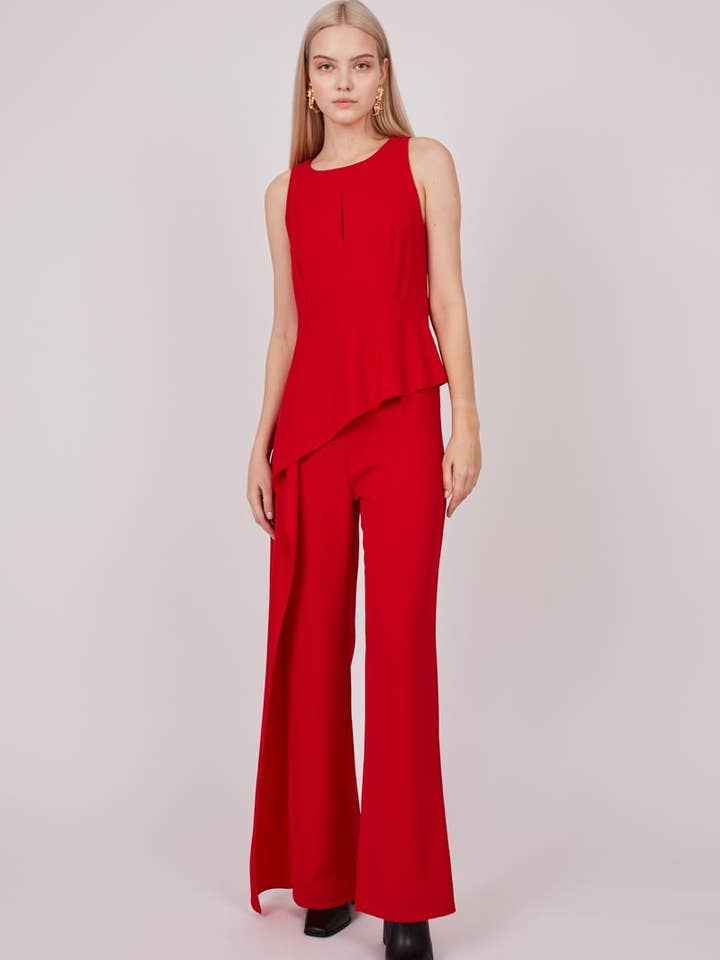 Eleganter langer Jumpsuit mit weitem Bein für den Großhandel von Dioxide