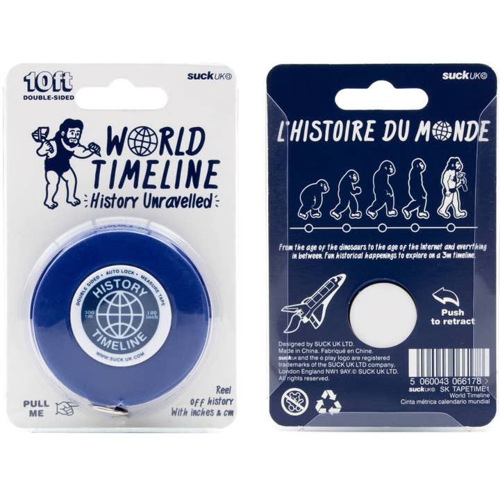 World Timeline Tape for wholesale by Luckies of London