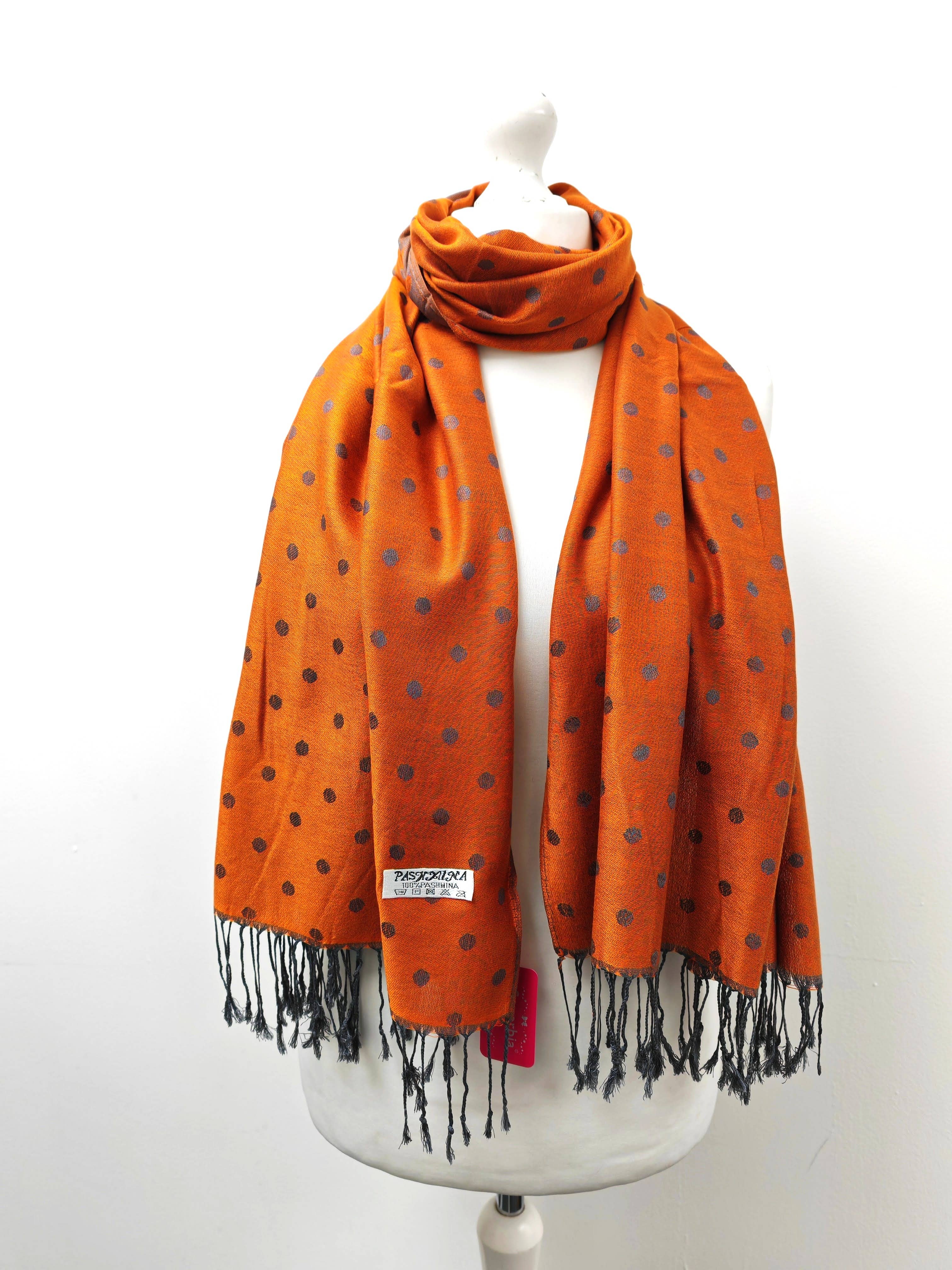 Superbia – wholesale Scarf – Women's – Super Soft Reversible Pashmina scarf /Shawl - C48-1 Dots11