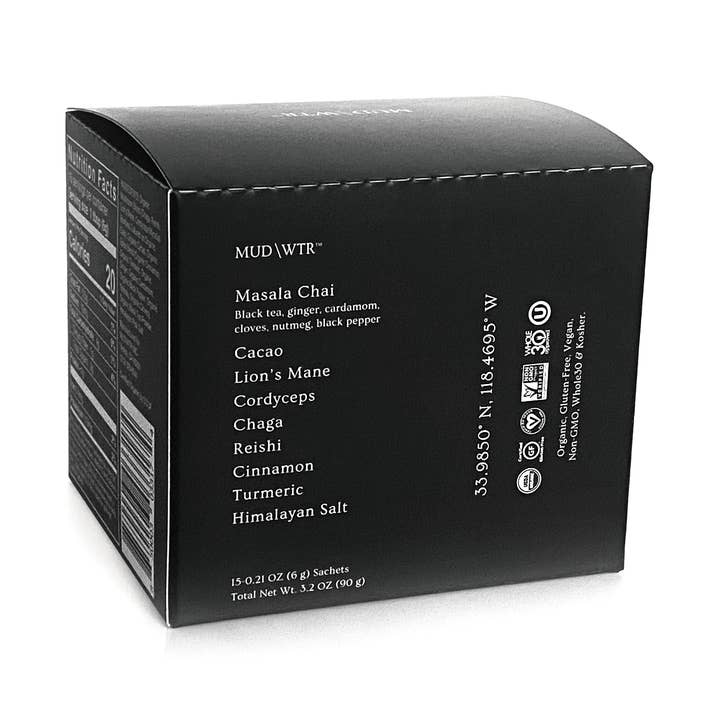 MUD \ WTR - Boîte de 15 sachets originale (paquet de 8) pour la vente par MUD\WTR