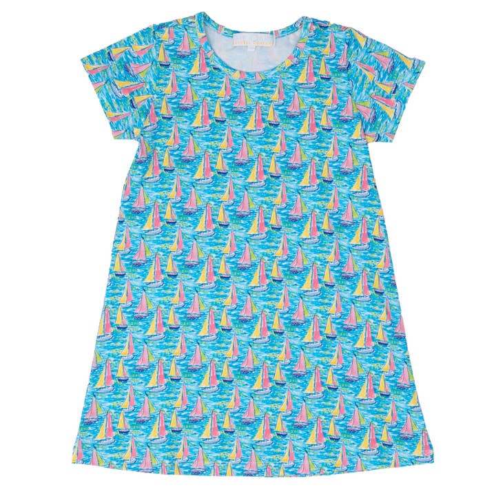 Mary Chase Preppy Sailboat Dress for wholesale by The Oaks Apparel Company