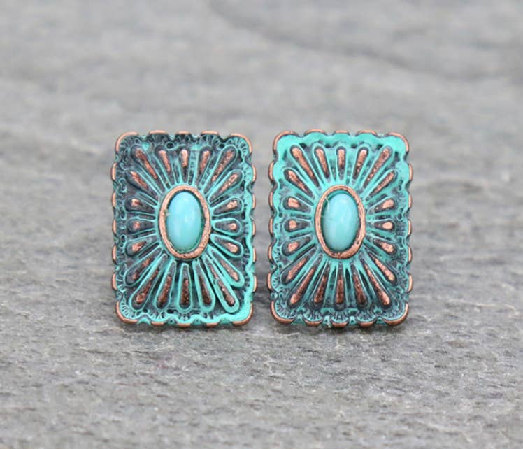 Boho Ranch Shop - Wholesale Stud/Post Earrings - Western Mini Conch Stud Earrings2