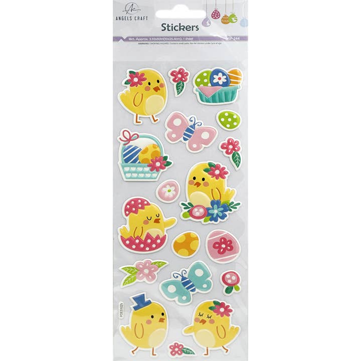 Angels Craft - Wholesale Sticker - Easter Sticker Collection - Puffy, Foil & More