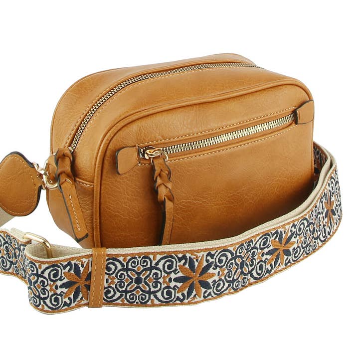 MiMi Wholesale - Wholesale Crossbody Bag - Women's - Boho Guitar Strap Women's Crossbody Bag24