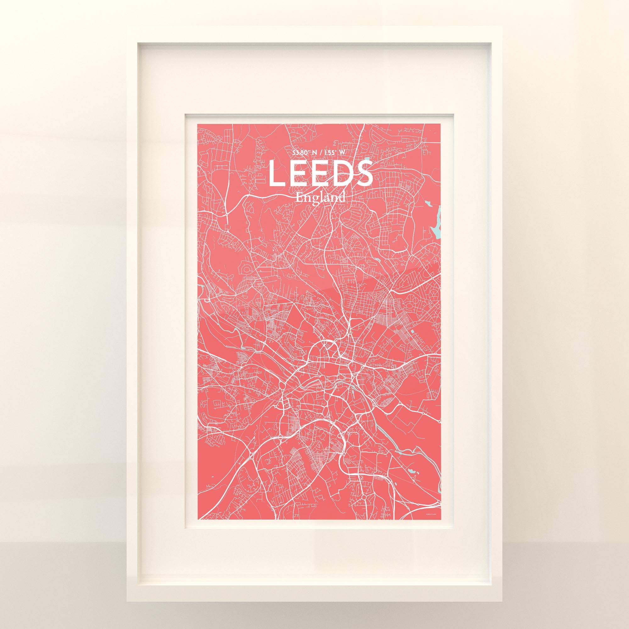 OurPoster.com – wholesale Poster – Leeds karta affisch257