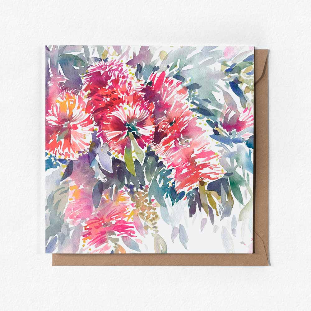 Natalie Martin | Australian Watercolour Artist - Wholesale Everyday Greeting Card - Australia Birth Flower Greeting Card Sample Pack3