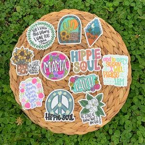 Painted Skies - Vente Autocollant - Autocollant âme hippie2