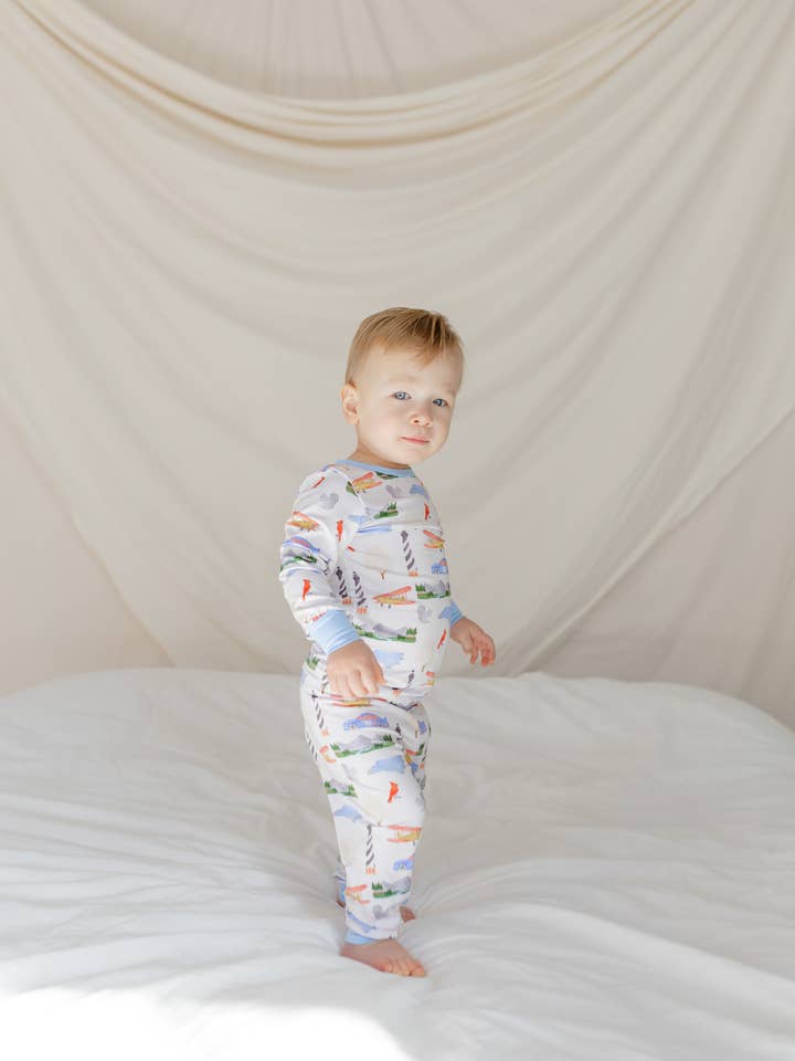 With Love, From Collection - Wholesale Sleepsuit - Baby - North Carolina State Bamboo Pajamas