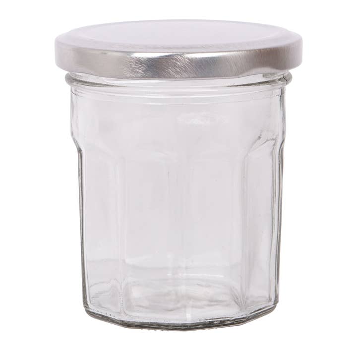 185ml Glass Jam Jar with Lid - By Argon Tableware for wholesale by Rinkit Ltd