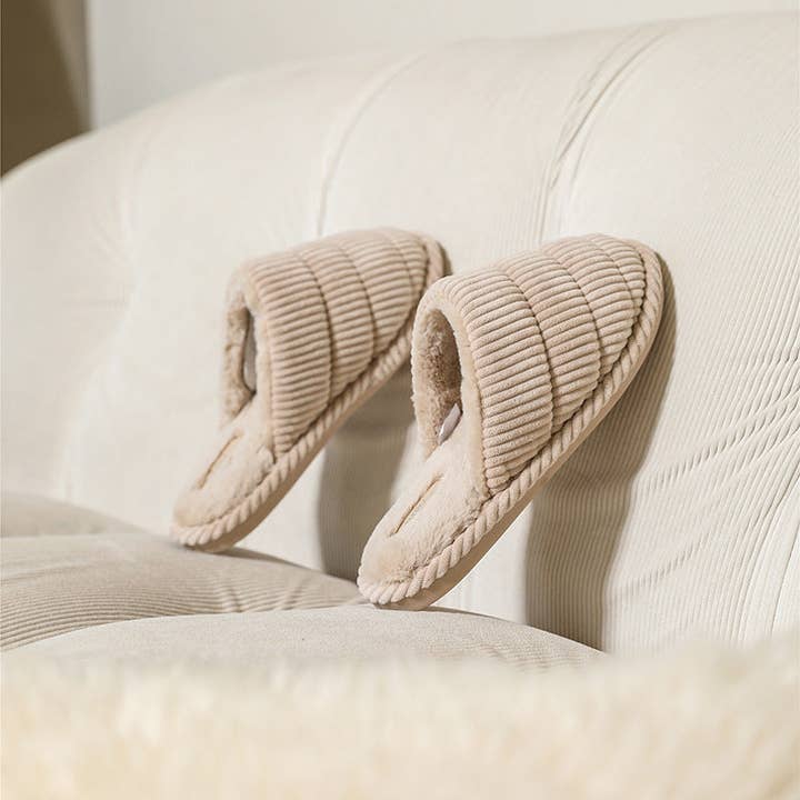 Funkyrel® Atzbranding Limited – wholesale Slippers – Women's – Slipeer - Corduroy Slippers3