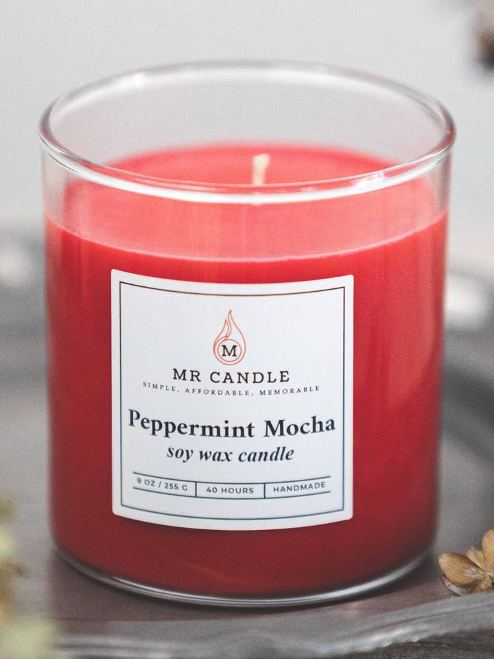 Peppermint Mocha for wholesale by Mr Candle