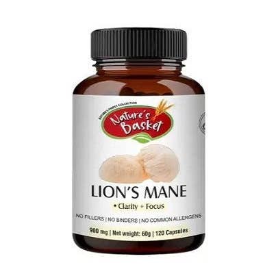 Lion's Mane (Hericium Erinaceus) 120 Capsules - Cognitive Support - Nature's Basket for wholesale by Natures Basket