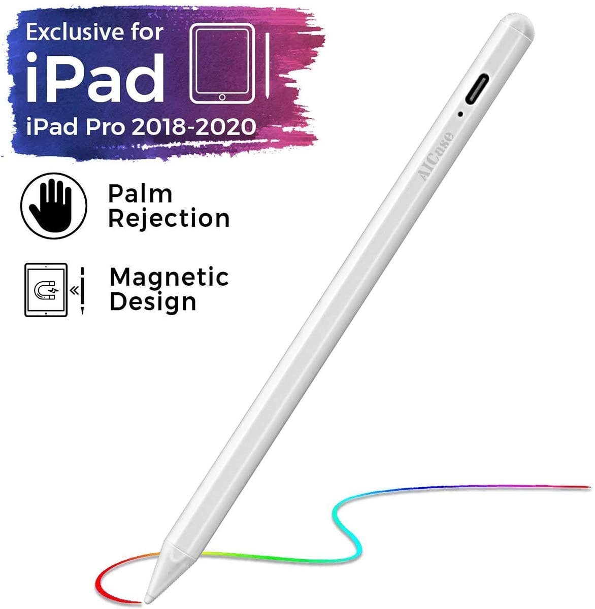 AICase - Wholesale Laptop/Tablet Case - Unisex - Stylus Pen for iPad with Palm Rejection Active Pencil for Precise Writing/Drawing1