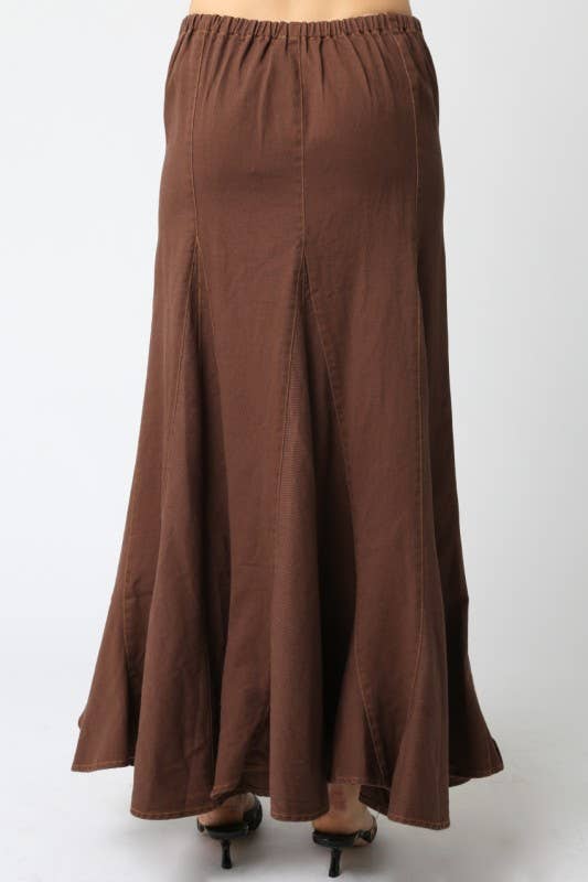 Olivaceous - Wholesale Skirt - Women's - Sallie Maxi Skirt1