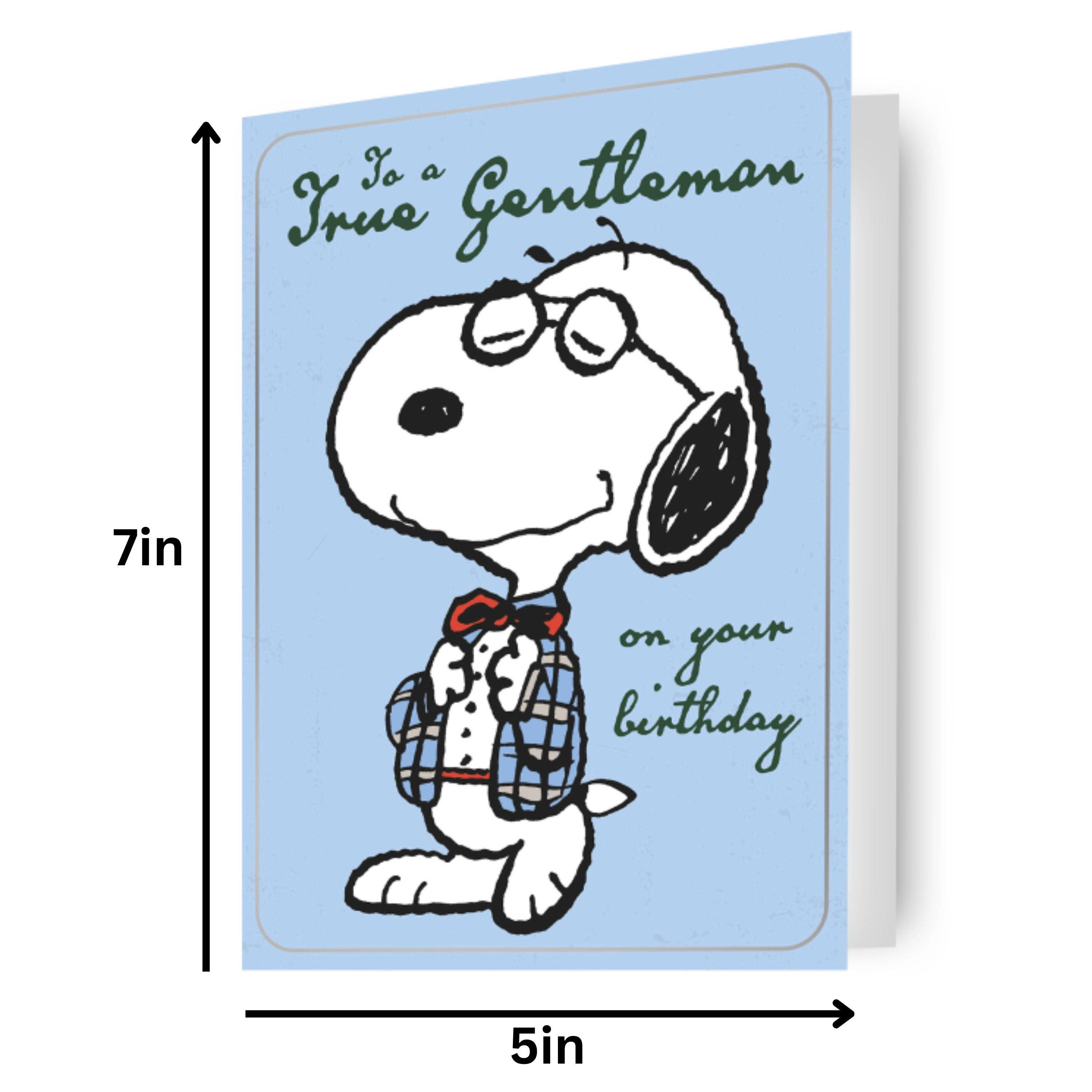 Danilo Promotions Ltd – wholesale Birthday card – Peanuts Snoopy Birthday Card for Him1