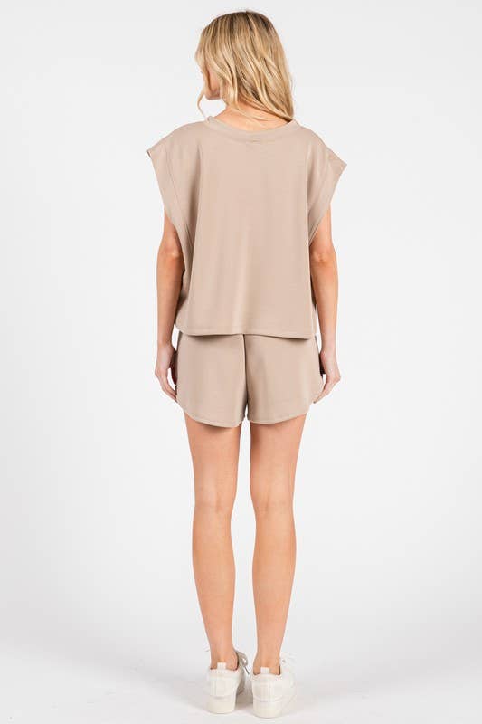 Final Touch - Wholesale Shorts - Women's - Modal Jersey Dolphin Shorts - NP70378A5