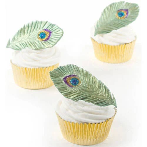 Summitbaking - Wholesale Cake Decorating Kit - Peacock Feather Texture Sheet Set4