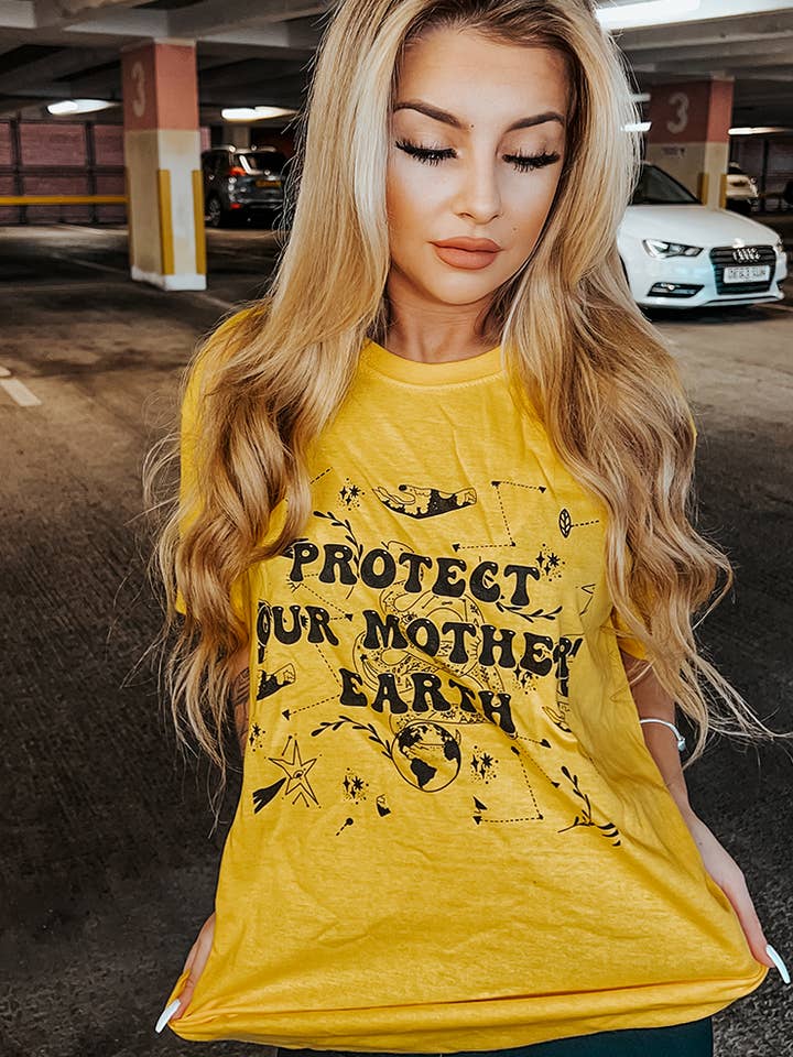 Protect Our Mother Earth Spiritual Enlightenment T-Shirt for wholesale by Splashy