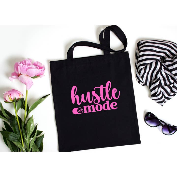 Hustle Mode Tote for wholesale by IamDaishaD, LLC
