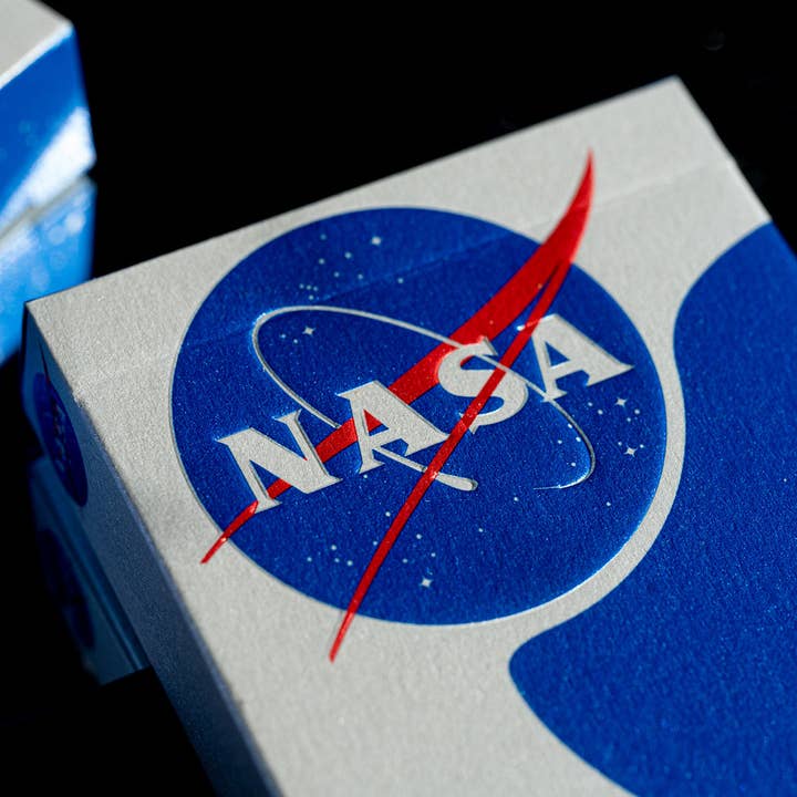 FULTONS Playing Cards - Wholesale Playing Cards - NASA Foil “Meatball” Logo Playing Cards