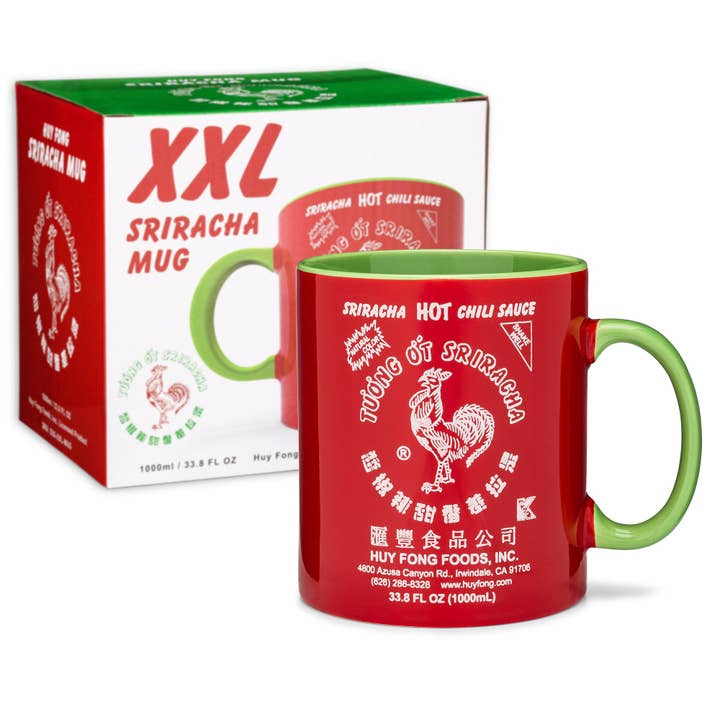 XXL Huy Fong Sriracha Mug for wholesale by Sriracha2Go